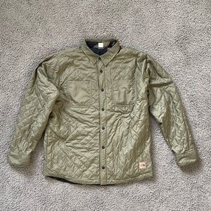 North face reversible shirt jacket